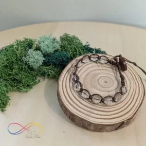bracciale so ham intrecciato cristallo di rocca